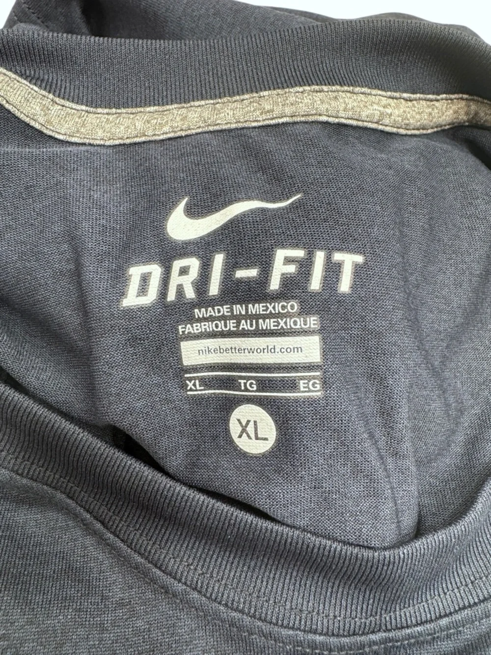 NIKE LEGEND TEE NAVY DRI-FIT SHORT SLEEVE TRAINING ATHLETIC TEE SHIRT